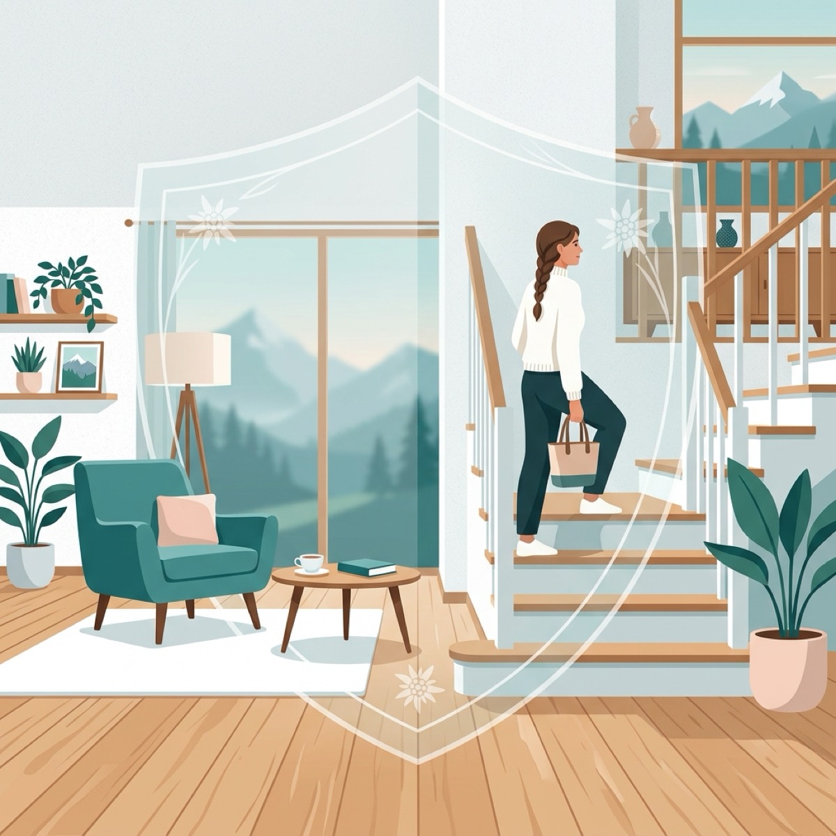 Illustration: Unfälle im Haushalt und in der Freizeit
